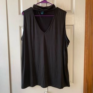 NWOT Rue+ black top. 3X